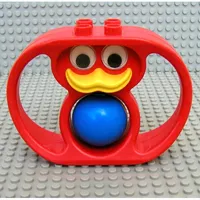 Duplo Rattle, Duck with Handles and Yellow and Blue Ball Wheel