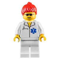 Doctor - White Torso and Legs, Red Hair Female