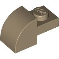 Brick Curved 1 x 2 x 1 with Curved Top