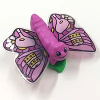 Belville, Insect, Butterfly Large / Human Hair Clip, Cake Wings Print