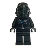 TIE Pilot, Plain Legs, Plain Brown Head