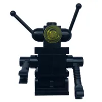 Classic Space Droid - Black, Hinge Base Trans-Yellow Eyes