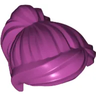 Hair Ponytail and Swept Sideways Fringe