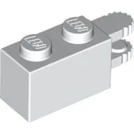 Hinge Brick 1 x 2 Locking with 2 Fingers Horizontal End, 9 Teeth