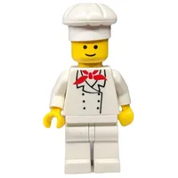 Chef, Red Neckerchief, White Legs (3626b Head)