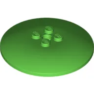 Dish 6 x 6 Inverted (Radar) with Solid Studs