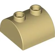 Brick Curved 2 x 2, Two Top Studs