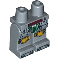 Hips and Sand Blue Legs with SW Boba Fett Armor, Small Dark Red Belt Print