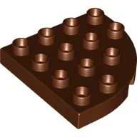 Duplo Plate Round Corner 4 x 4
