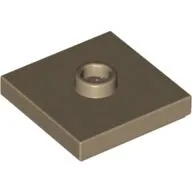 Plate Special 2 x 2 with Groove and Center Stud (Jumper)