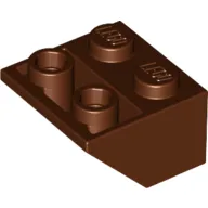 Brick Sloped Inverted 45° 2 x 2 [Ovoid Bottom Pin, Bar-sized Stud Holes]