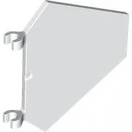 Flag 5 x 6 Hexagonal with U Clips