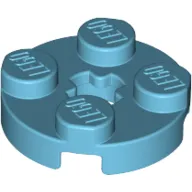 Plate Round 2 x 2 with Axle Hole Type 1 (+ Opening)