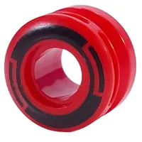 Wheel 11 x 8 with Center Groove, One Smooth Side with Black Circles print