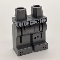 Hips and Flat Silver Legs with White Belts, Black Lines print