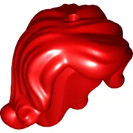 Hair Long Wavy, Right Side Part, with Short Sides, 2 Holes - 1 each on Top and Side (Ariel)