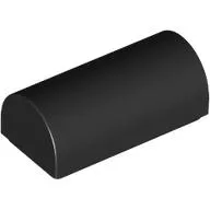 Brick Curved 1 x 2 x 2/3 Double Curved Top, No Studs