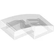 Slope Curved 2 x 1 No Studs [1/2 Bow]