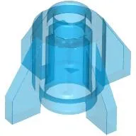 Brick Round 1 x 1 with Fins, Open Stud