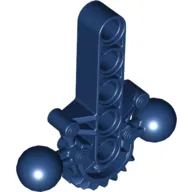 Large Figure Skeletal, Torso with Beam, 2 Ball Joints, and 7 Tooth Half Gear