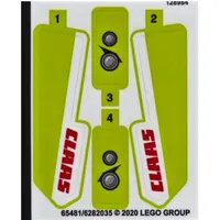 Sticker Sheet for Set 42102-1