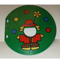 Duplo Ball Tube Door with Juggling Clown Print