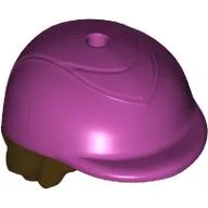 Hair and Hat, Short Black with Riding Helmet