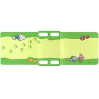 Duplo Playmat Roadway with Flowers, Rocks, Footprints, and Butterfly Print