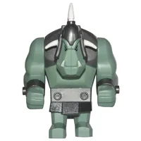 Troll, Sand Green with 5 White Horns (Big Fig)