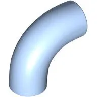 Brick Round 1 x 1 diameter Tube with 90 Degree Elbow (2 x 2 x 1) and Axle Holes (Crossholes) at each end