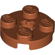 Plate Round 2 x 2 with Axle Hole Type 1 (+ Opening)