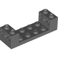 Brick Special 2 x 6 x 1 1/3 with Axle Holes and 2 x 4 Recessed, Bar at Underside