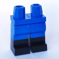 Hips with Blue Legs and Black Boots Pattern