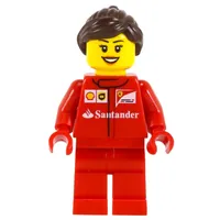 Crew Member Ferrari, Dark Brown Hair