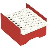 Boat Hull Section, Middle 8 x 6 x 3 1/3, Deck Color White