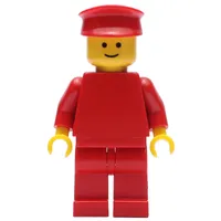 Man, Plain Red, Red Hat