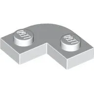 Plate Round Corner 2 x 2 with 1 x 1 Cutout