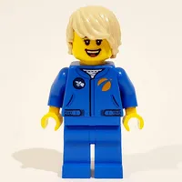 Astronaut - Blue Torso and Legs, Tan Hair