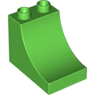Duplo Brick 2 x 3 x 2 with Curve