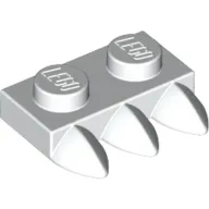 Plate Special 1 x 2 with Three Teeth [Tri-Tooth]