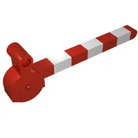 Duplo Train Crossing Gate / Barrier, with Large Handle and White Stripes