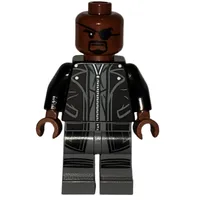 Nick Fury in Long Leather Coat