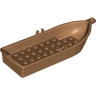 Boat / Rowing Boat 14 x 5 x 2 with Oarlocks [No Hollow Inside Studs]