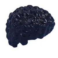 Hair Short Curly, Flattened