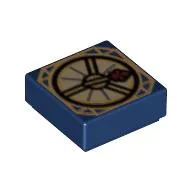 Tile 1 x 1 with Magic Compass Print