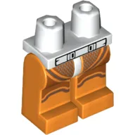 Hips and Orange Legs with Orange/White Space Suit, White Belt