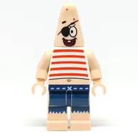 Patrick Star in Pirate Outfit