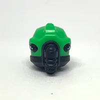 Minifig Head Special, Alien with Breathing Apparatus, Bright Green Skin Pattern
