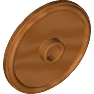 Shield Round with Stud and Raised Rim [Plain]