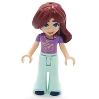 Paisley - Lavender Top, Light Aqua Legs